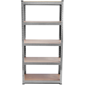 5 Tier Heavy Duty Adjustable Steel Garage Shelving Unit - 875kg Weight Capacity - Galvanised / 30cm by Vida Designs