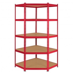 Z-Rax 90cm Racking Bundle Corner Shelving and 2 Garage Racking Bays - Red - Red by Monster Racking