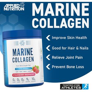 Flavoured Marine Collagen Powder 10000mg - Blue / Strawberry and Raspberry by Applied Nutrition
