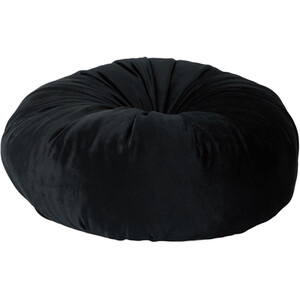 Divante Round Velvet Cushion - Black by Divante