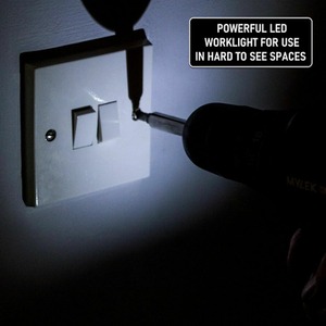 Mylek 18V Cordless Drill With 1500mAh Lithium Ion Battery Pack - Black by Mylek