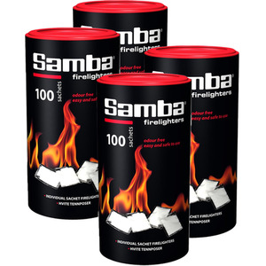 Samba Firestarter Firelighters - White / 4 by Samba