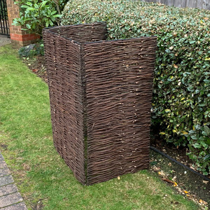 Willow Wheelie Bin Screen - Brown / Single by Selections