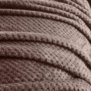 Waffle Honeycomb Mink Throw by Dreamscene