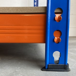 Heavy Duty 2 Tier Workbench - Blue & Orange by Trade Price Deals