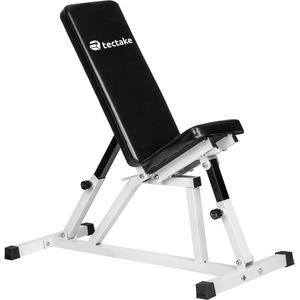Incline Weight Bench - Black/White by tectake