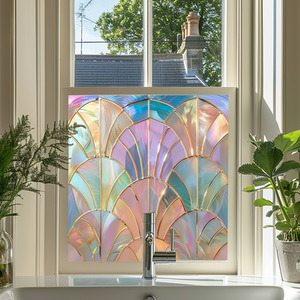 Acceglio Radiance Stained Glass Window Film by Creative Printing Solutions