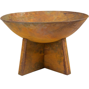 Oxidised Rust Finish Fire Pit - Rust by Charles Bentley