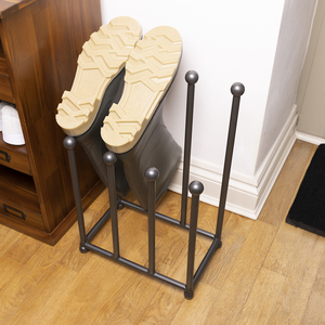 Charnwood Iron Boot Stand - Dark Grey by Charles Bentley
