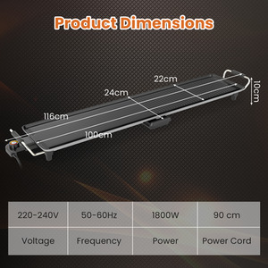 Electric Griddle Tabletop BBQ Grill - Black by Costway