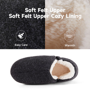Anti-Slip Fluffy Cotton Warm Slippers by komore