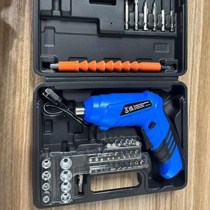 Cordless Drills DIY Tools Set of 47 - Blue