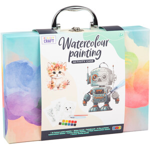 Watercolour Artist Carry Case - Multicolour