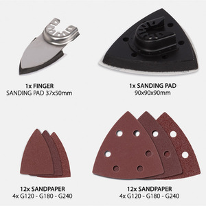 Lumberjack Variable Speed Multi Tool 300W with 29 Accessories Included - Red by Lumberjack