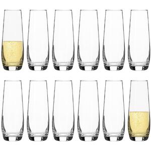 Corto Stemless Champagne Flutes - 230ml - Clear / 12 by Argon Tableware