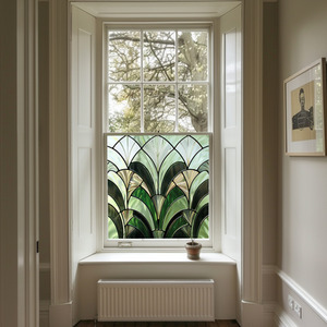 Aldein Art Deco Stained Glass Privacy Window Film by Creative Printing Solutions