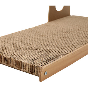 Cat Scratching Board with Sisal Ball - Wood / 50cm by Livingandhome