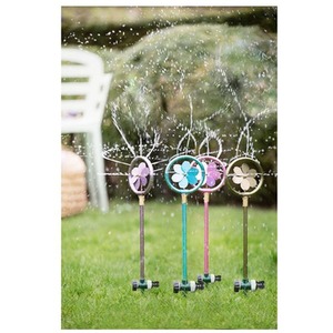 1 x Metal Flower Garden Water Sprinkler Stake - Random by Kaemingk
