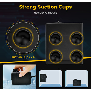 Submersible Pump Fountain Water Pump with 2.2M High Lift - Black by Costway