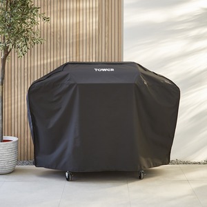 4 Burner Gas BBQ Cover - Black by Tower
