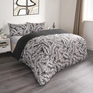 Tropical Duvet Cover Set - Black / Double / 200cm by OHS