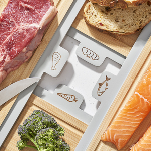 Bamboo Index Chopping Boards by Cooks Professional