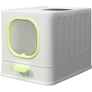 Kidkid Folding Enclosed Cat Litter Box with Scoop by Kidkid