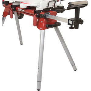 Lumberjack Universal Mitre Saw Stand Folding and Adjustable Legs with Extensions - Red by Lumberjack