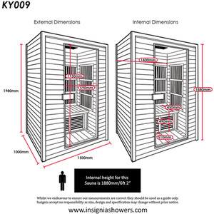 Far Infrared Quick Clip Home Saunas by Insignia