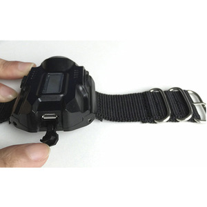 Wrist Watch and Torch - Black