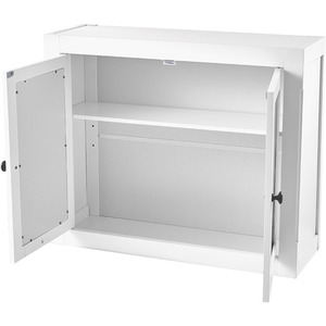 Lifeideas Wall-Mounted Bathroom Mirror Cabinet - White by lifeideas