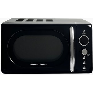 Hamilton Beach 20L Retro Black Microwave - Black by Hamilton Beach