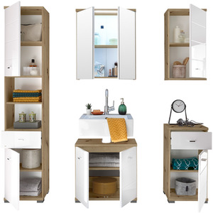 Pool Wall Unit - White by Julian Bowen