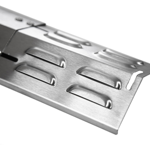 Adjustable Gas BBQ Flame Tamer Two Pack Stainless Steel - Steel by Charles Bentley