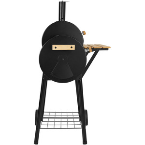 BBQ Made Of Powder-Coated Metal - Black by tectake