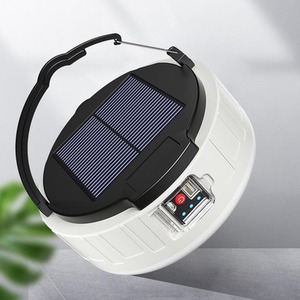Solar Remote Control Camping Lamp - White