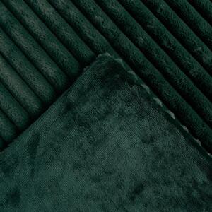 Faux Fur Thick Rib Throw by OHS