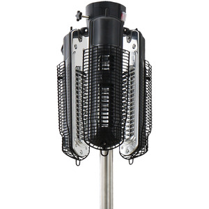 Outsunny Electric Umbrella Parasol Mounted Infrared Heater - Black by Outsunny