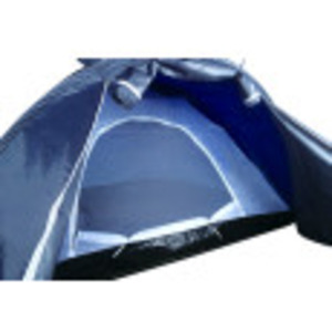 3-Person Travel Camping Waterproof Dome Tent with Porch - Blue by UMKY