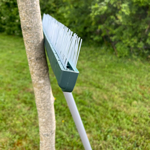 Artificial Grass Brush Garden Lawn Rake with Telescopic Handle - Green by Selections