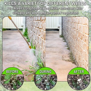 NOGROW WeedKiller 4 Litre Deep Root Killing 7.2g l Glyphosate Weed Killer - Clear / 8L by Pro-Kleen