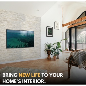 3D Wall Panels (96x48 cm) PVC Cladding Panel Stone Effect by NOVECRAFTO