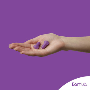EarHub Sleepwell Soft Foam Earplugs 10 Pairs - Purple by EarHub