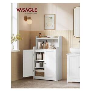 Bathroom Storage Cabinet Unit - White by VASAGLE