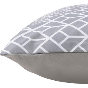 Art Deco Geometric Print Outdoor Cushion Collection Set of 4 - Grey by icon
