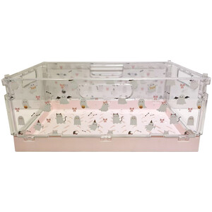 Ghost Folding Crate - Pink