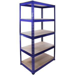 Q-Rax Blue Shelving Units - 90cm x 180cm x 50cm - Blue by Monster Racking
