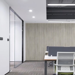 Wooden Slatted 3D Acoustic Wall Panelling by Home Treats