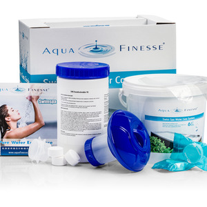 AquaFinesse Swim Spa Box with Chlorine Tablets - white by AquaFinesse