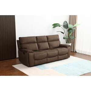 Cancun Reclining Sofa - Brown / 3